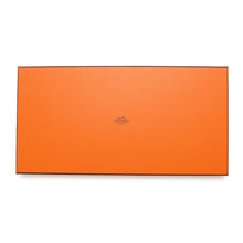 Load image into Gallery viewer, HERMES Cashmere Scarf &quot;Rectoverso&quot; Camel / Marine Cashmere100%
