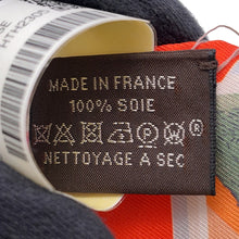 Load image into Gallery viewer, HERMES Twilly HERMES Story HERMES STORY Orange/Blue/Rose Silk100%
