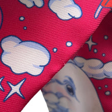 Load image into Gallery viewer, HERMES Twilly my clouds Sur Mon Nuage Fuchsia/Blue/Multicolor Silk100%
