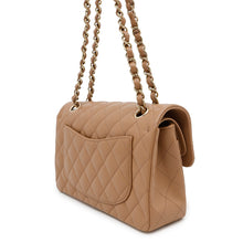Load image into Gallery viewer, CHANEL Matelasse W Flap ChainShoulder Bag BeigeA01113 Lambskin Size 23
