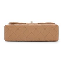 Load image into Gallery viewer, CHANEL Matelasse W Flap ChainShoulder Bag BeigeA01113 Lambskin Size 23
