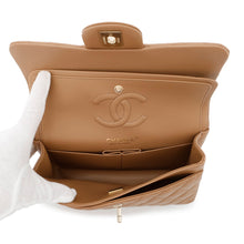 Load image into Gallery viewer, CHANEL Matelasse W Flap ChainShoulder Bag BeigeA01113 Lambskin Size 23
