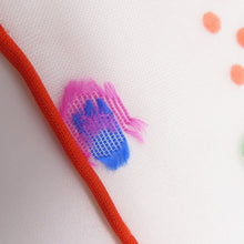 将图像加载到图库查看器中，HERMES Carre Sangle en Zigzag Zig Zag Pois Rainbow Size 60 Orange/Multicolor Silk78% Acetate22%
