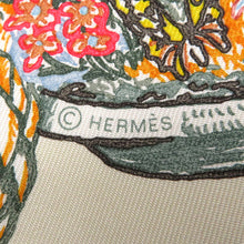 Load image into Gallery viewer, HERMES Carre Chevaloscope Chevaloscope Size 90 Nacle/Vert/Multicolor Silk100%

