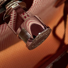 将图像加载到图库查看器中，HERMES Herbag Zip Le Tourne Framboise/Rouge H/White Vache Hunter Leather Toile Cadrille Size PM
