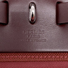将图像加载到图库查看器中，HERMES Herbag Zip Le Tourne Framboise/Rouge H/White Vache Hunter Leather Toile Cadrille Size PM
