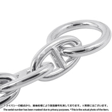 将图像加载到图库查看器中，HERMES Chaine d&#39;Ancre Necklace Size GM/29 frames SV925
