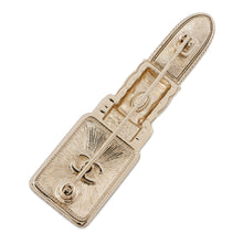 Load image into Gallery viewer, CHANEL Lipstick Brooch Black/PinkAB7677 Metal Rhinestone
