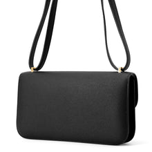 将图像加载到图库查看器中，HERMES Constance Elan Miroir Black Epsom
