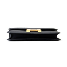 将图像加载到图库查看器中，HERMES Constance Elan Miroir Black Epsom
