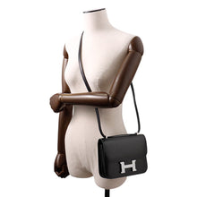 将图像加载到图库查看器中，HERMES Constance3 Miroir Black Box Calf Leather Size Mini
