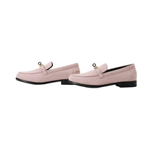 将图像加载到图库查看器中，HERMES Mocassins d&#39;Estaing Pink suede Size 36
