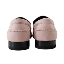 将图像加载到图库查看器中，HERMES Mocassins d&#39;Estaing Pink suede Size 36
