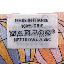 Load image into Gallery viewer, HERMES LES FOLIES DU CIEL Madness in the Sky Twilly Abricot/Vert/Multicolor Silk100%
