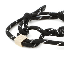 将图像加载到图库查看器中，MIUMIU Code Bracelet Black5IB538 Silk100%
