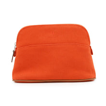 将图像加载到图库查看器中，HERMES Bolide Pouch Orange Canvas Size Mini
