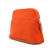 将图像加载到图库查看器中，HERMES Bolide Pouch Orange Canvas Size Mini
