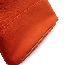 将图像加载到图库查看器中，HERMES Bolide Pouch Orange Canvas Size Mini
