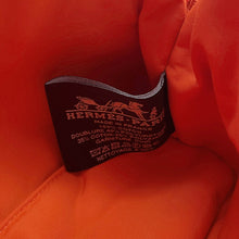 将图像加载到图库查看器中，HERMES Bolide Pouch Orange Canvas Size Mini
