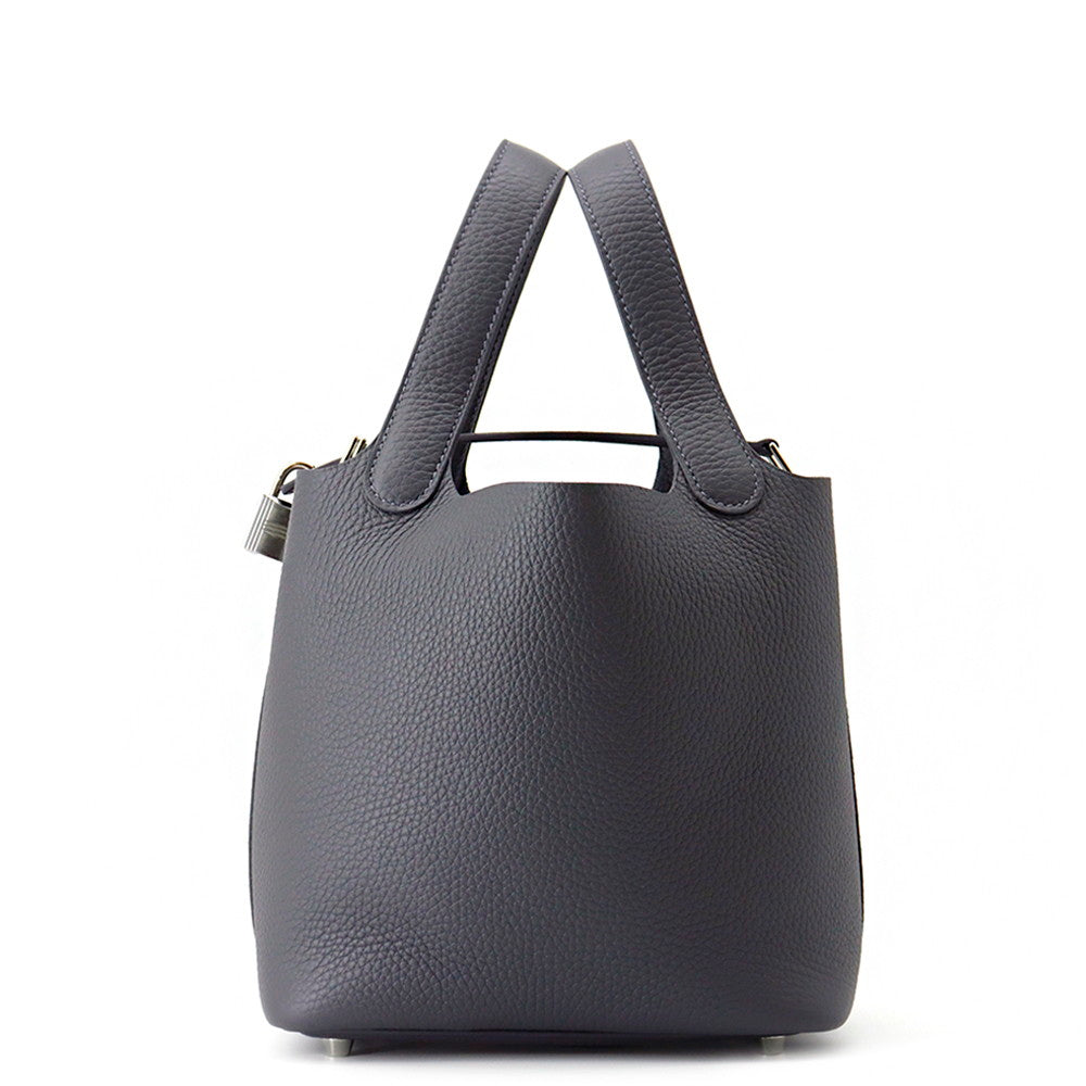 HERMES Picotin Lock Ardoise Taurillon Clemence Size PM