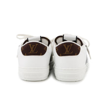 将图像加载到图库查看器中，LOUIS VUITTON Charlie Line Sneakers White/Black/Gray1A9JNA Leather Monogram・Nylon Size 9
