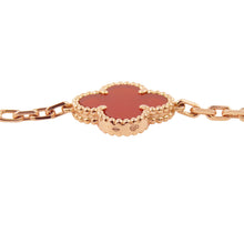 将图像加载到图库查看器中，Van Cleef &amp; Arpels Vintage Alhambra Long Necklace 20 MotifVCARP7RO00 18K Pink Gold
