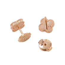 将图像加载到图库查看器中，Van Cleef &amp; Arpels Sweet Alhambra EarringsVCARN6BO00 18K Pink Gold
