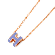 Load image into Gallery viewer, HERMES Pop Ash Necklace Size Mini Purple Lacquer Metal
