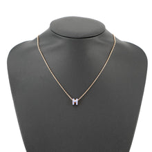 Load image into Gallery viewer, HERMES Pop Ash Necklace Size Mini Purple Lacquer Metal
