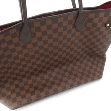 将图像加载到图库查看器中，LOUIS VUITTON Neverfull RedN41357 Damier Ebene Canvas Size GM
