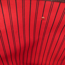 将图像加载到图库查看器中，LOUIS VUITTON Neverfull RedN41357 Damier Ebene Canvas Size GM
