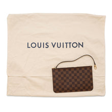 将图像加载到图库查看器中，LOUIS VUITTON Neverfull RedN41357 Damier Ebene Canvas Size GM
