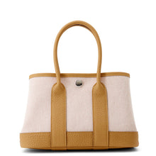 Load image into Gallery viewer, HERMES Neo Garden Ecru/Natural Sable Toile H Negonda Leather Size 23
