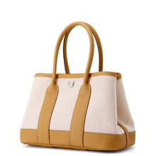 Load image into Gallery viewer, HERMES Neo Garden Ecru/Natural Sable Toile H Negonda Leather Size 23
