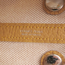 Load image into Gallery viewer, HERMES Neo Garden Ecru/Natural Sable Toile H Negonda Leather Size 23
