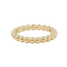 Load image into Gallery viewer, Van Cleef &amp; Arpels Perlée GoldPearl Ring Medium model Size 50/#10 MediumVCARO3Y550/VCARO3Y500 18K Yellow Gold
