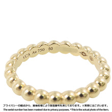 Load image into Gallery viewer, Van Cleef &amp; Arpels Perlée GoldPearl Ring Medium model Size 50/#10 MediumVCARO3Y550/VCARO3Y500 18K Yellow Gold
