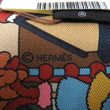 Load image into Gallery viewer, HERMES Twilly Pony Pit Stop Vert・Roden / Pink / Blue Silk100%
