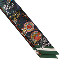 Load image into Gallery viewer, HERMES Twilly Pony Pit Stop Vert・Roden / Pink/Blue Silk100%
