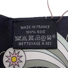 将图像加载到图库查看器中，HERMES Twilly Odyssey Black/Blue Ciel/Rose Silk100%
