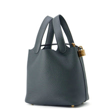 将图像加载到图库查看器中，HERMES Picotin Lock Vert Mangrove Taurillon Clemence Size PM
