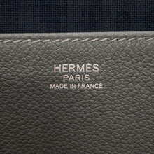将图像加载到图库查看器中，HERMES Victoria light Gris Meyer Evercolor Size 38
