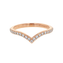 Load image into Gallery viewer, TIFFANY&amp;Co. Soleste V Earring Size Approximately No. 9 18K Pink Gold
