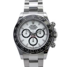 将图像加载到图库查看器中，ROLEX Cosmograph Daytona W40mm Stainless Steel White Dial126500LN
