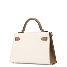 Load image into Gallery viewer, HERMES Mini Kelly 2 SPO Nata / Etoupe Chevre Myzore Goatskin

