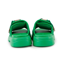Load image into Gallery viewer, Bottega Veneta Flash Sandals with Double Belt Parakeet690034 Rubber Size 45
