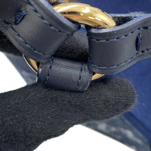 将图像加载到图库查看器中，LOUIS VUITTON Denim Wedge Sandals Navy Monogram Denim Leather Size 36H
