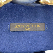 将图像加载到图库查看器中，LOUIS VUITTON Denim Wedge Sandals Navy Monogram Denim Leather Size 36H
