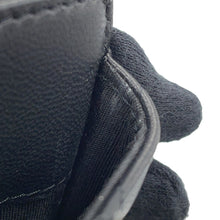 Load image into Gallery viewer, CHANEL Matelasse CC Logo ChainStrap Card Case BlackA01745 Lambskin
