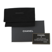 Load image into Gallery viewer, CHANEL Matelasse CC Logo ChainStrap Card Case BlackA01745 Lambskin
